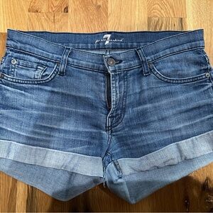 7 For All Mankind Blue Denim Jeans